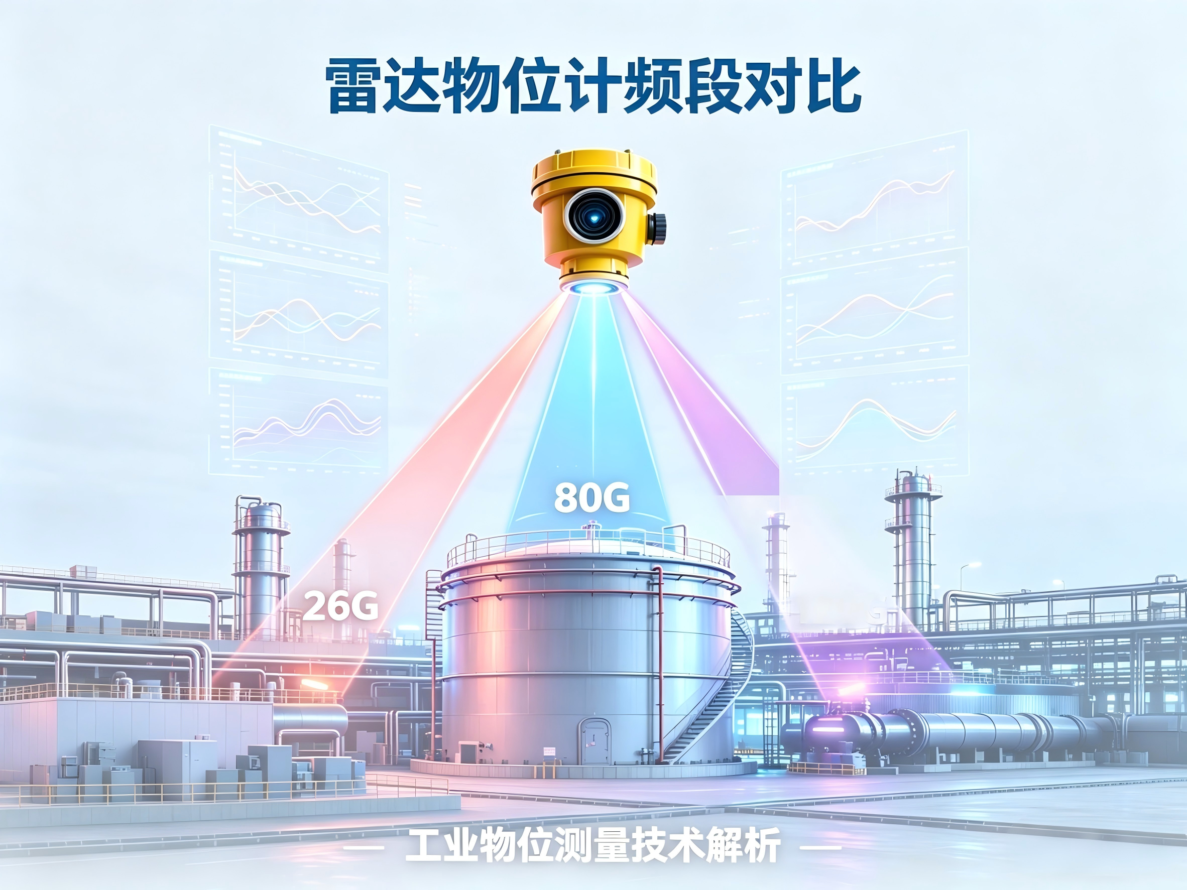 26G vs 80G vs 120G：雷達物位計頻